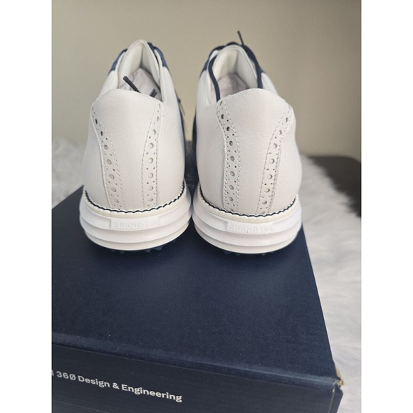 Cole Haan OG Original Grand Saddle Leather Golf Shoes Size 9 White Ensign Blue main image 11